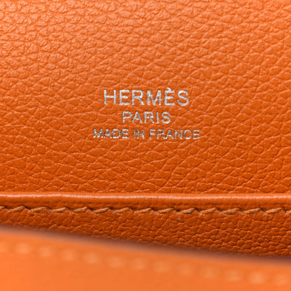 Hermes Evercolor Mini Sac Roulis Abricot 5 of 9