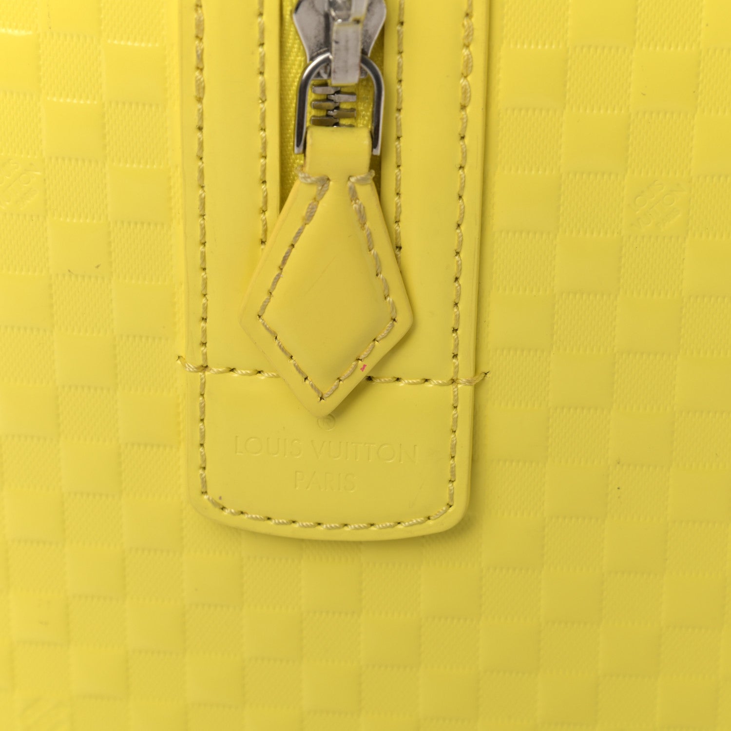 Louis Vuitton Damier Facette Speedy Cube PM Yellow 12 of 15