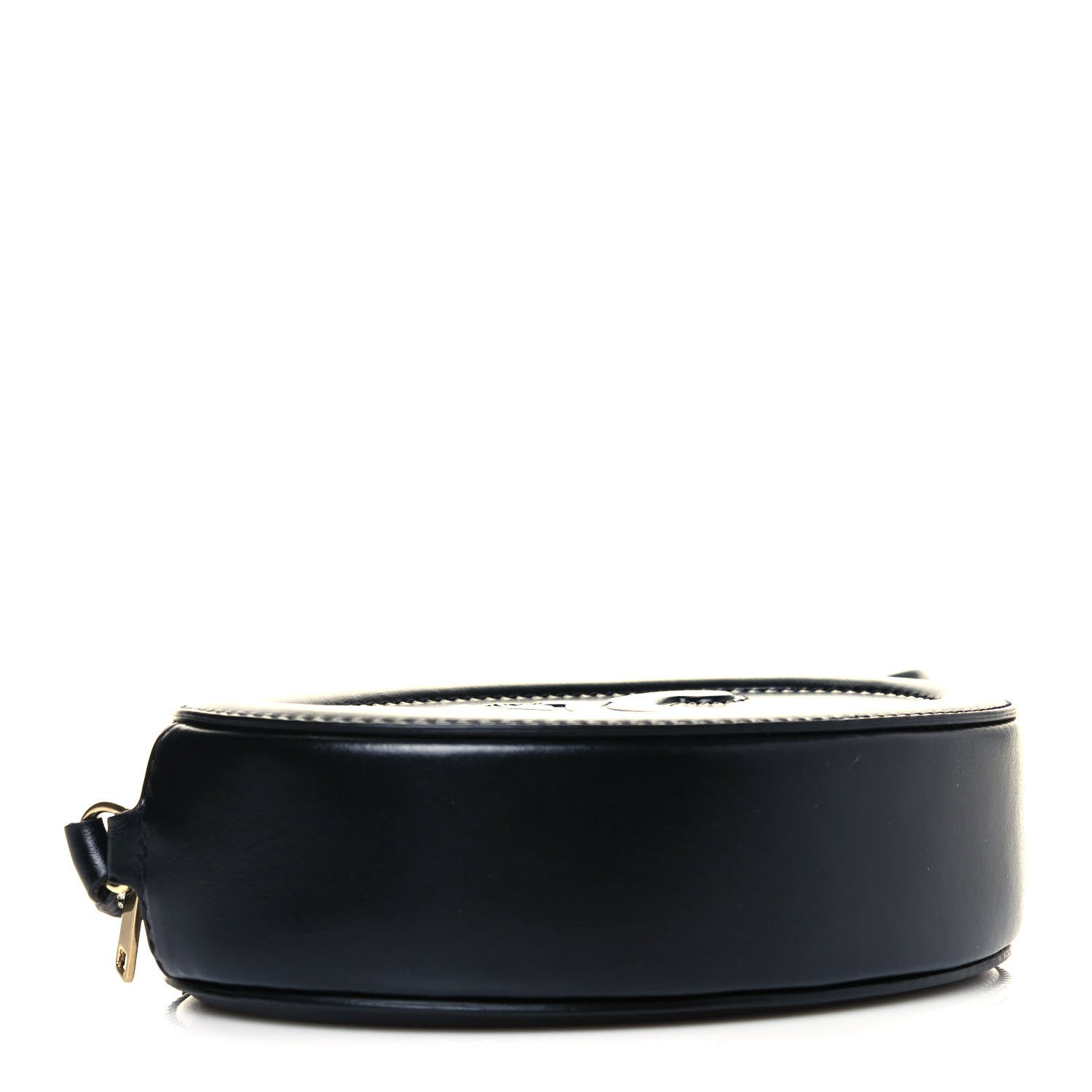 Celine Smooth Calfskin Oval Purse Crossbody Black 3 of 9
