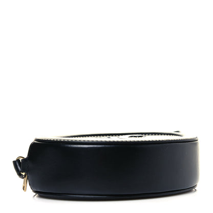 Celine Smooth Calfskin Oval Purse Crossbody Black 3 of 9