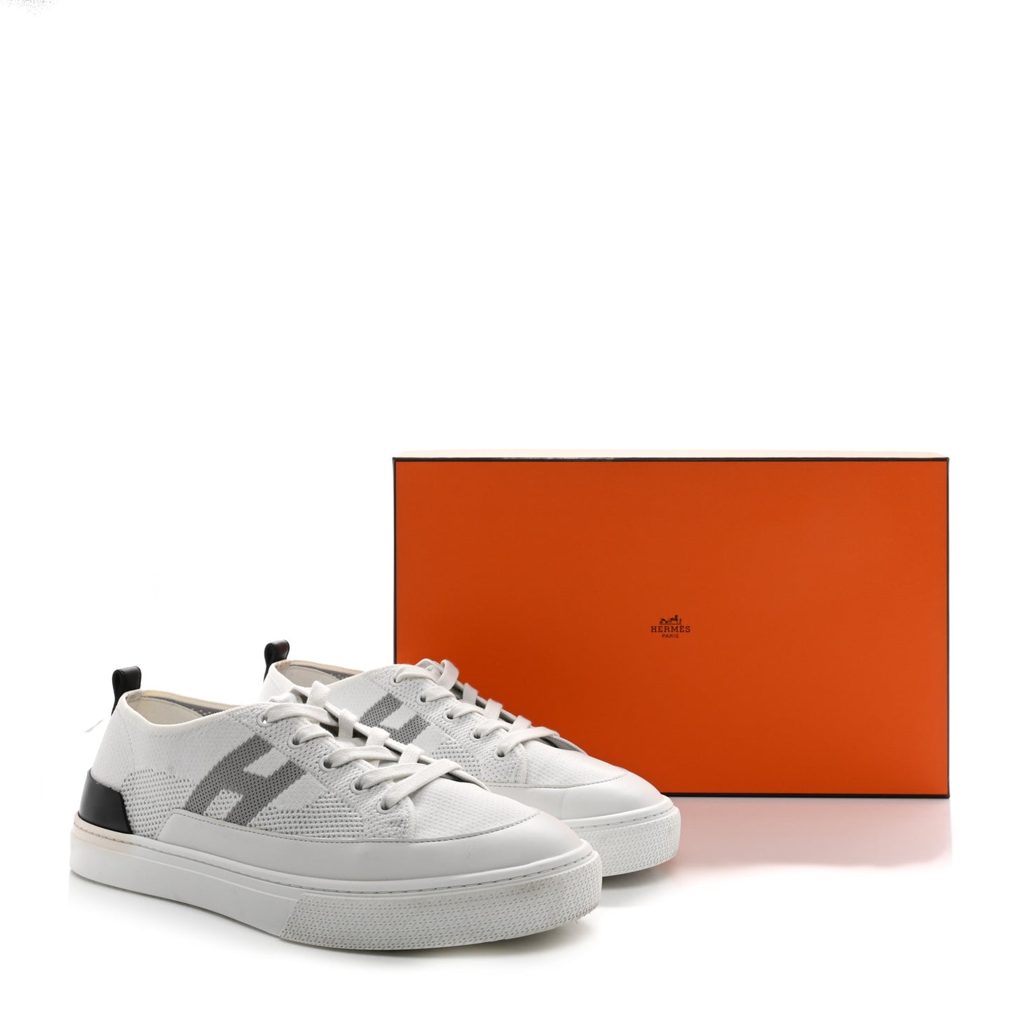 Calfskin Deep Sneakers 43 White Multicolor