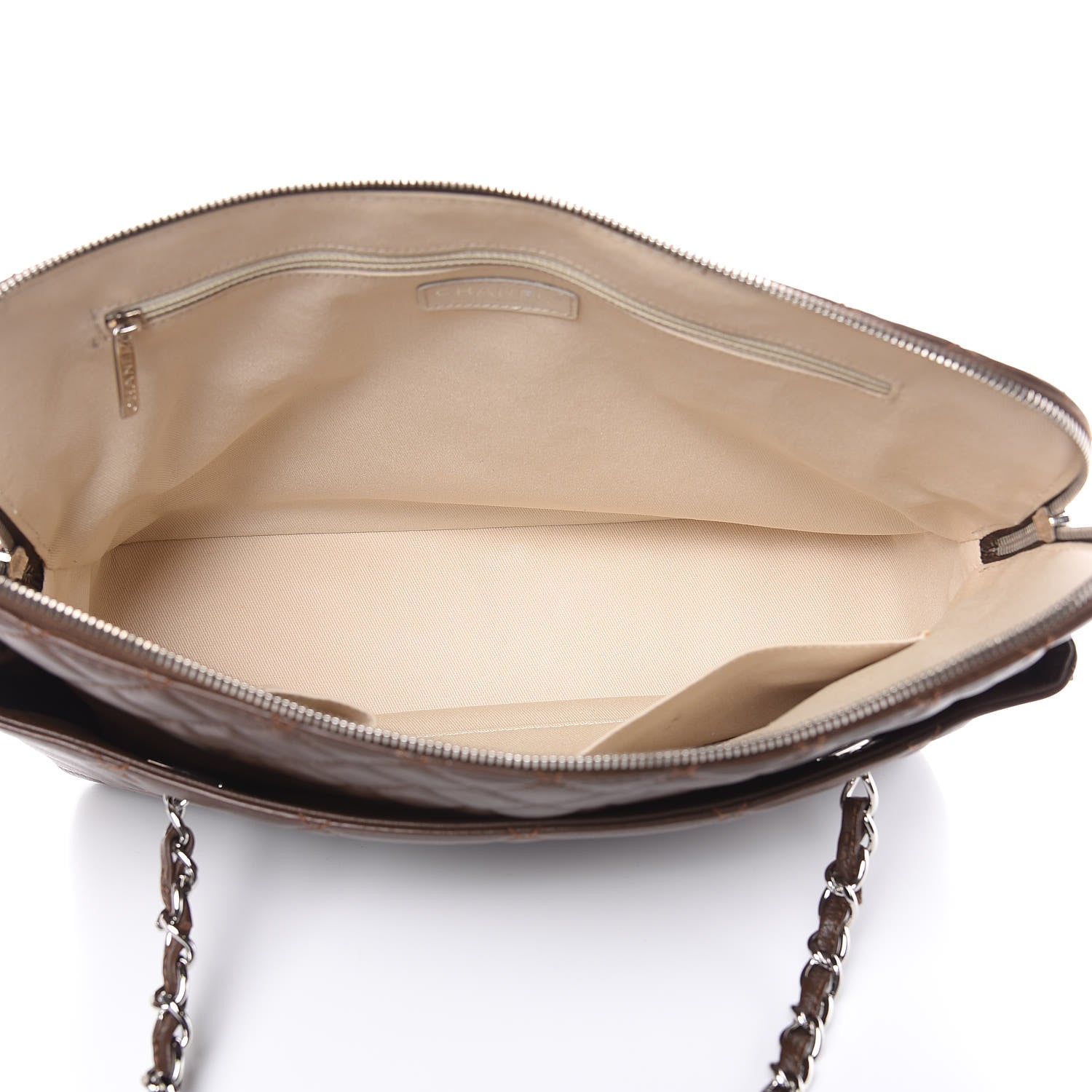 Chanel Calfskin Quilted In the Business Tote Brown 5 of 12