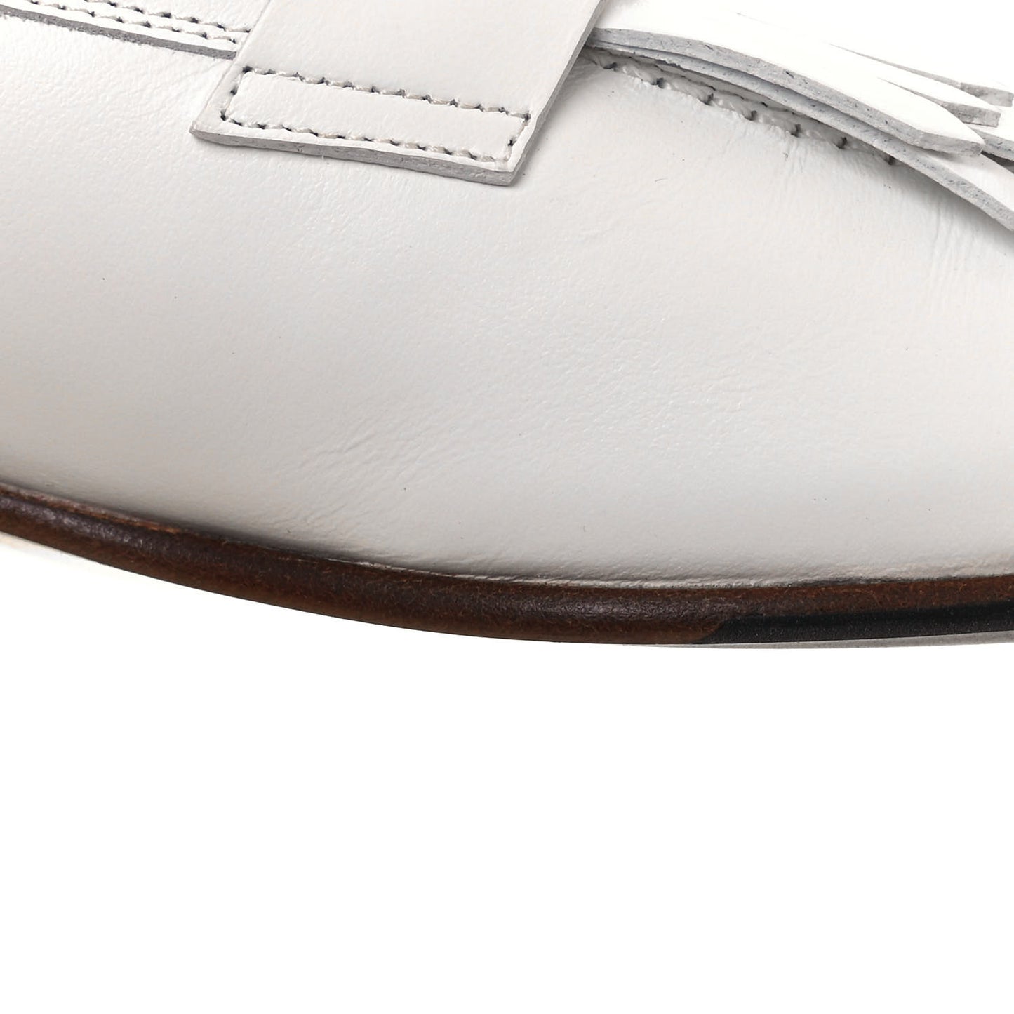 Calfskin Womens Royal Loafers 40 White