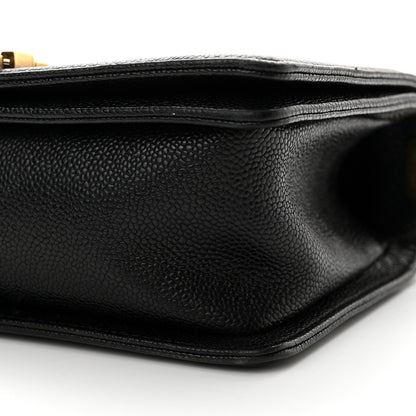 Chanel Caviar Quilted Medium Boy Flap Black 10 of 13