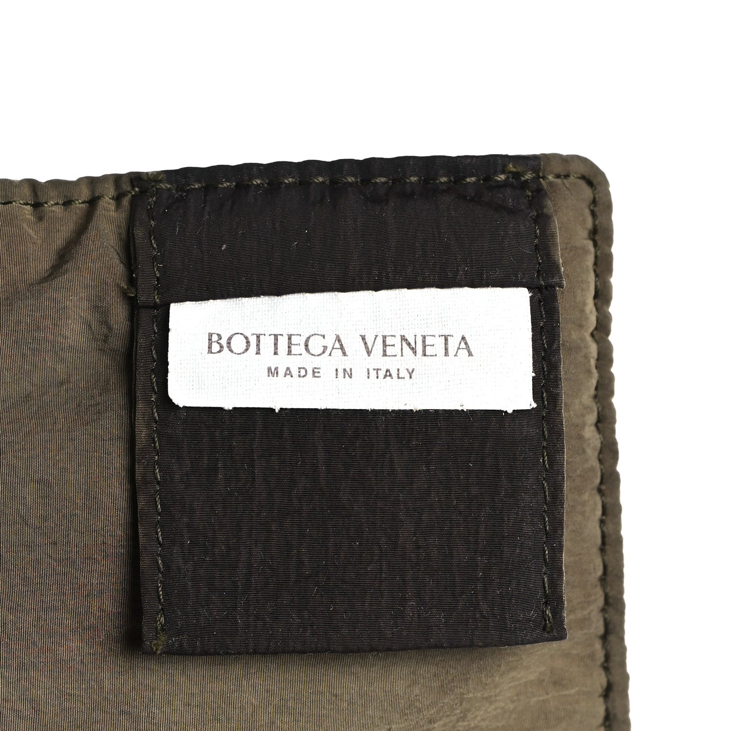 Bottega Veneta Nylon Intrecciato Padded Tech Small Cassette Bag Mud 6 of 16