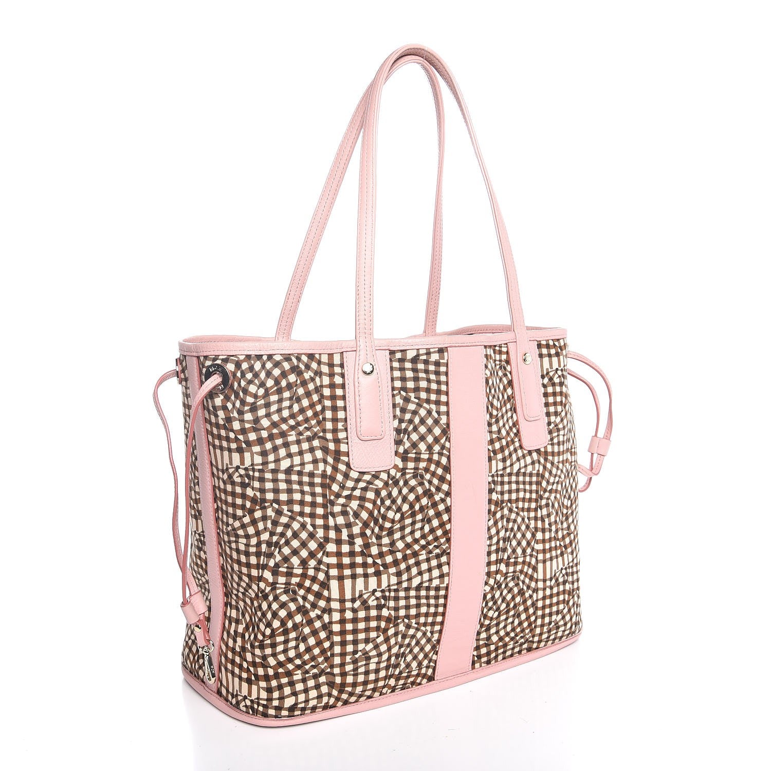 MCM Visetos Medium Reversible Liz Shopper Tote Pink 10 of 12