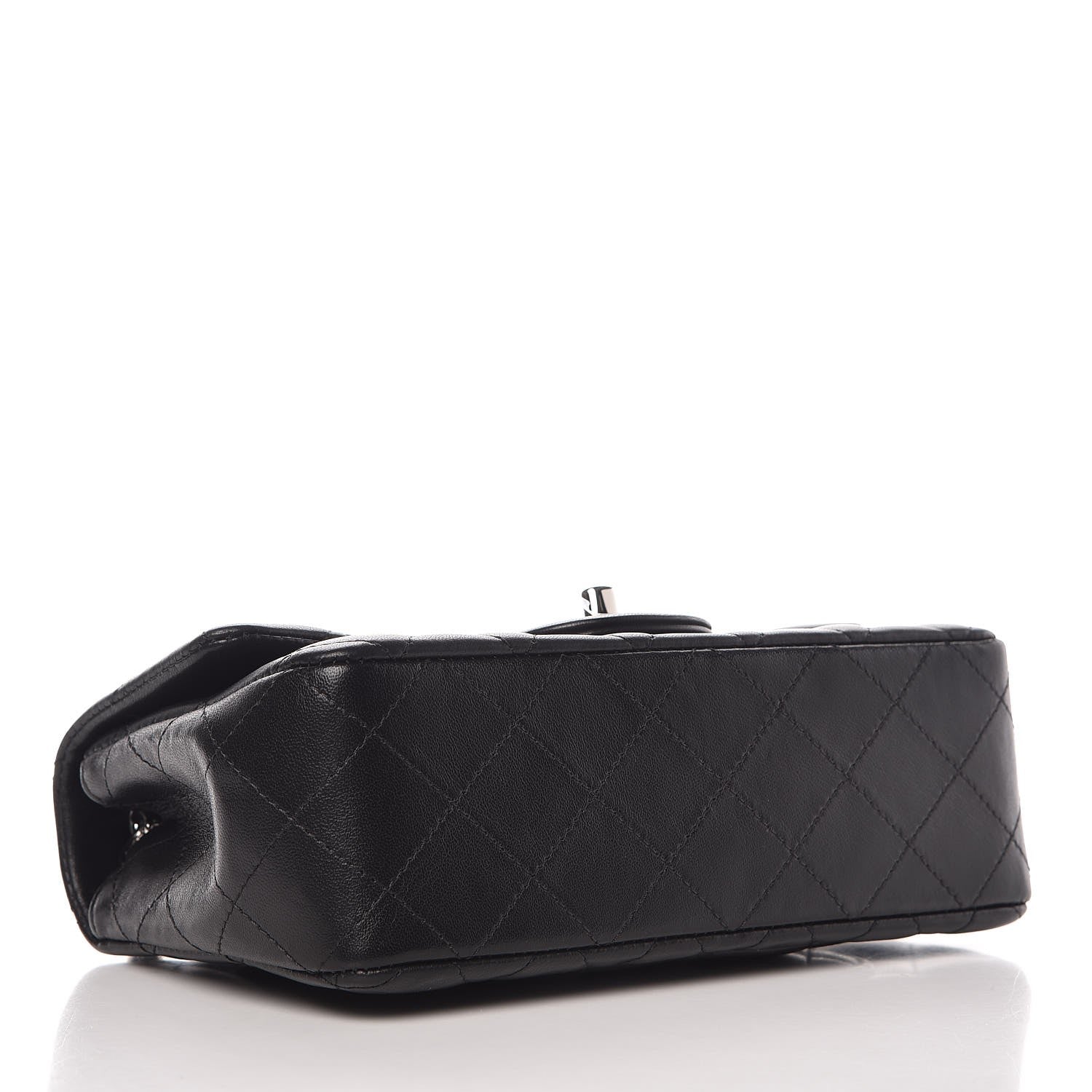 Chanel Lambskin Quilted Mini Rectangular Flap Black 3 of 8