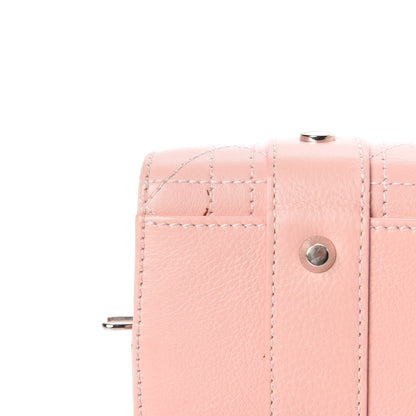 Christian Dior Calfskin Cannage Stitched Small East West Lady Dior Rose Clair 10 of 10