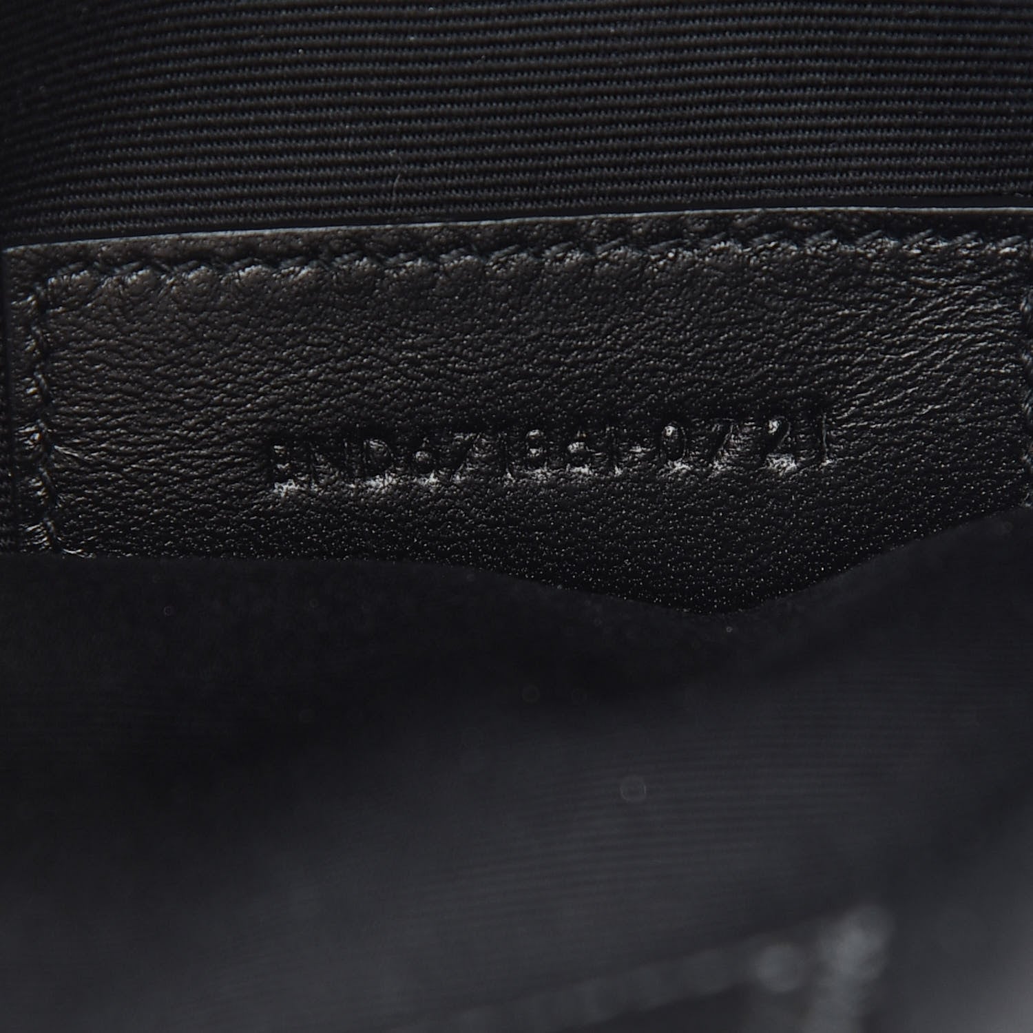 Saint Laurent Lambskin Suede Patchwork Monogram Jamie Cube Black 7 of 10