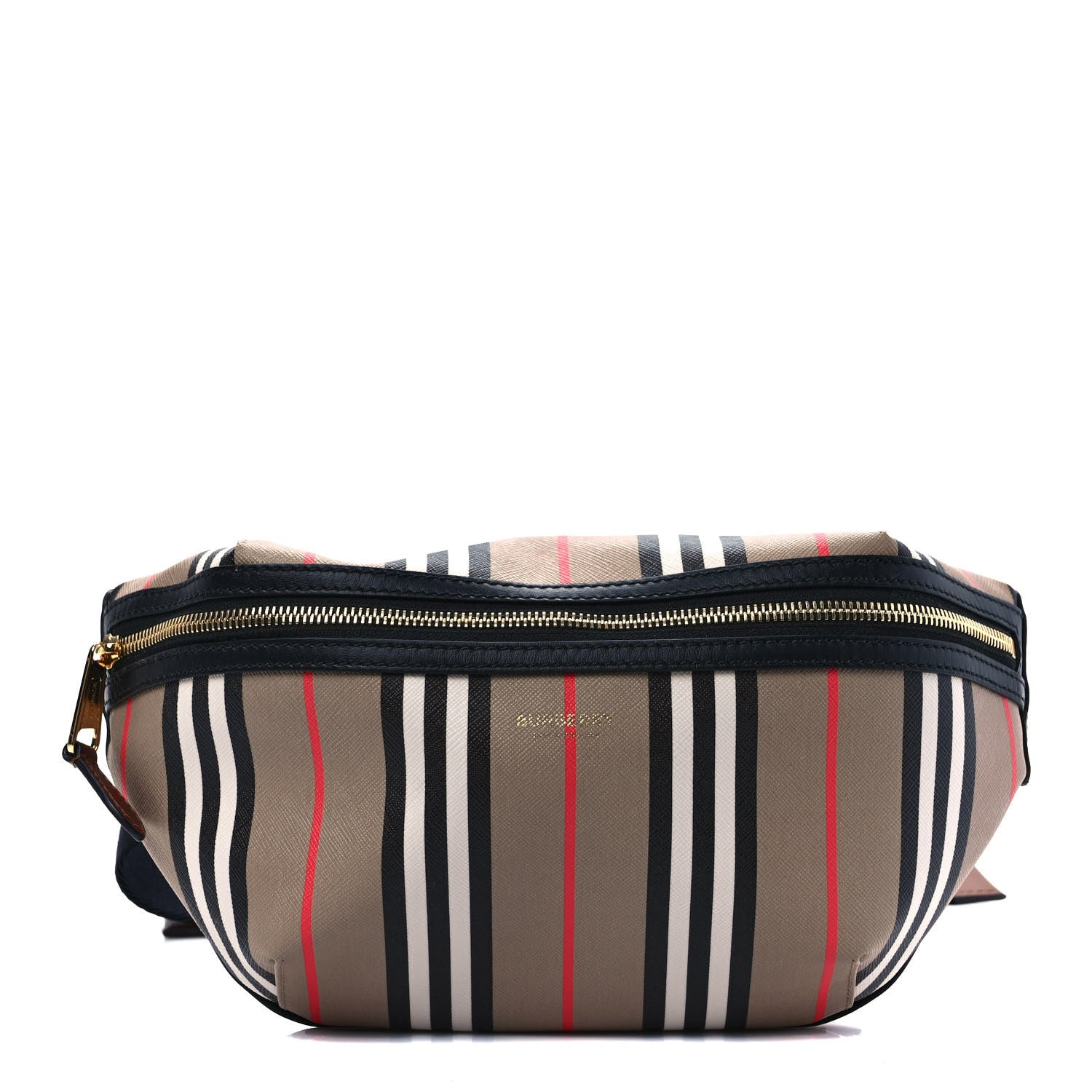Burberry E-Canvas Icon Stripe Sonny Bum Bag Archive Beige 1 of 8