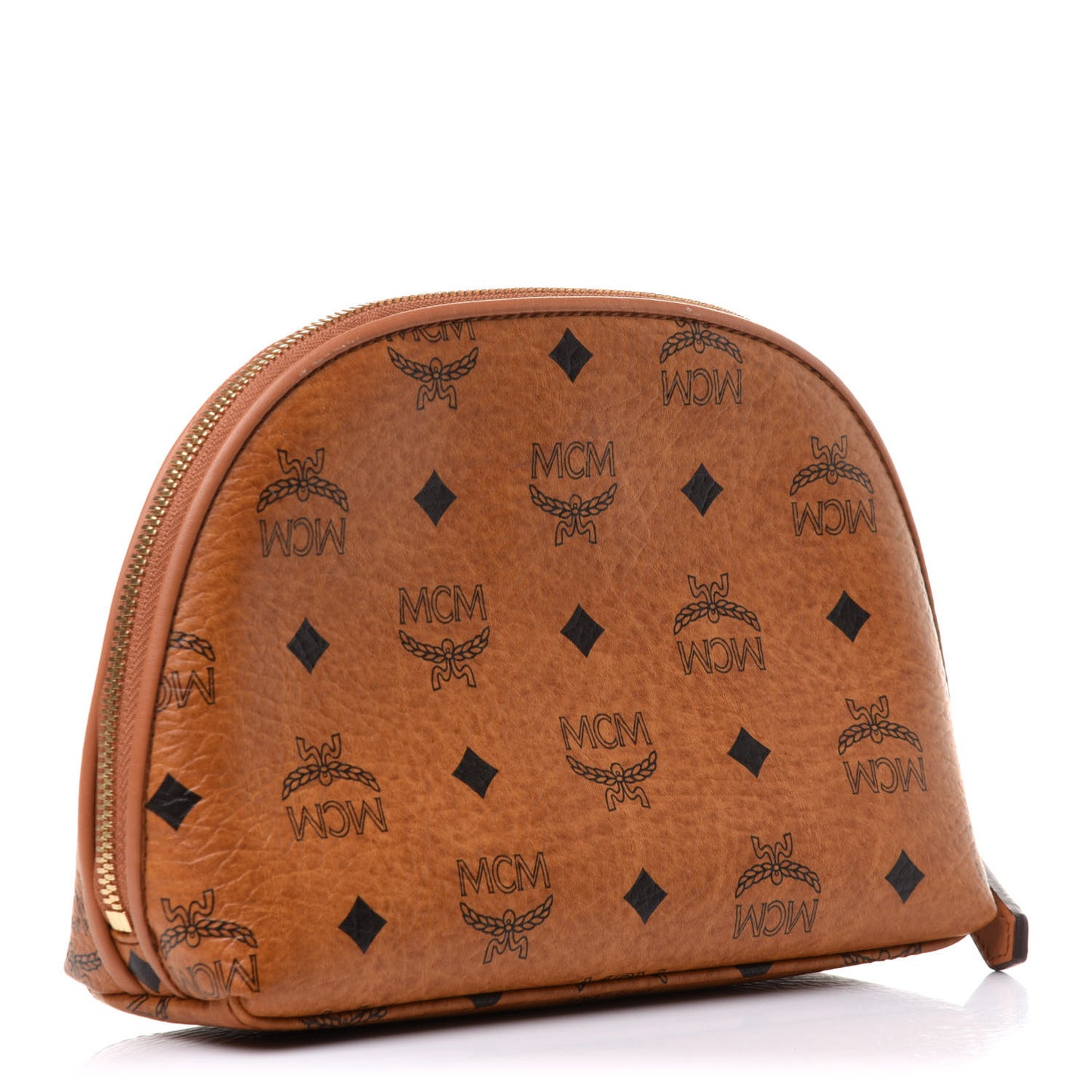 Visetos Heritage Large Cosmetic Pouch Cognac