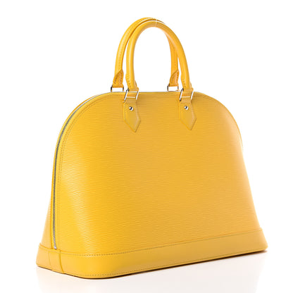 Louis Vuitton Epi Alma GM Citron 2 of 18