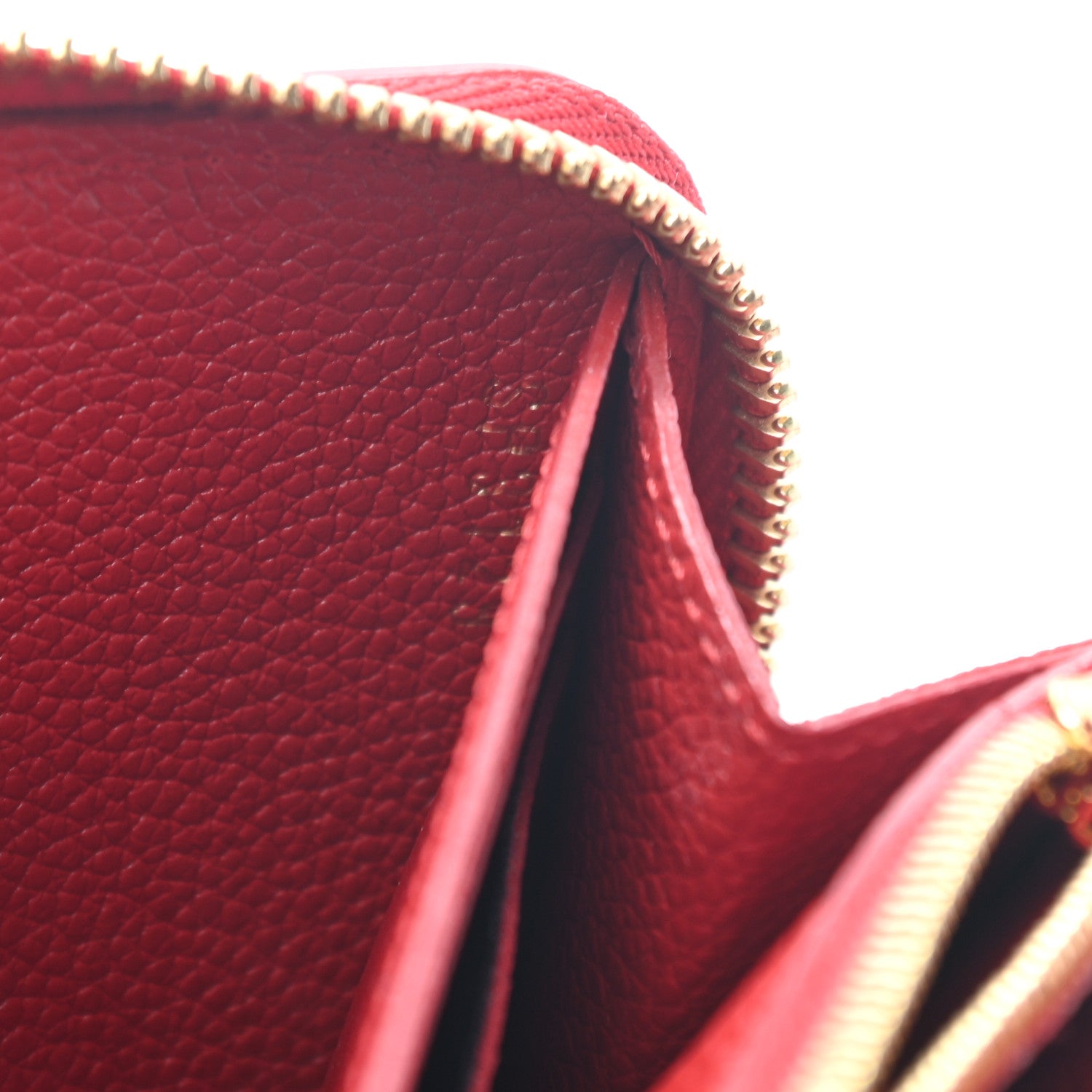 Louis Vuitton Empreinte Blooming Flowers Clemence Wallet Marine Rouge 7 of 7
