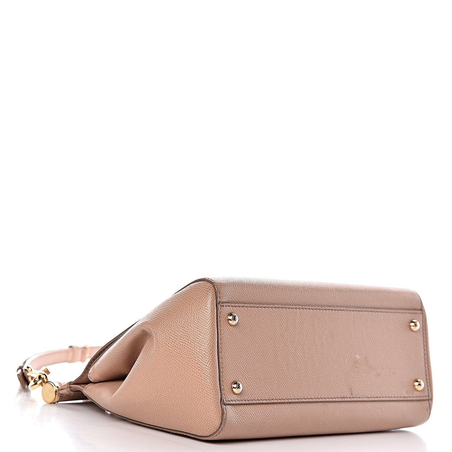Dolce & Gabbana Dauphine Calfskin Medium Miss Sicily Satchel Tortora Sand 4 of 13