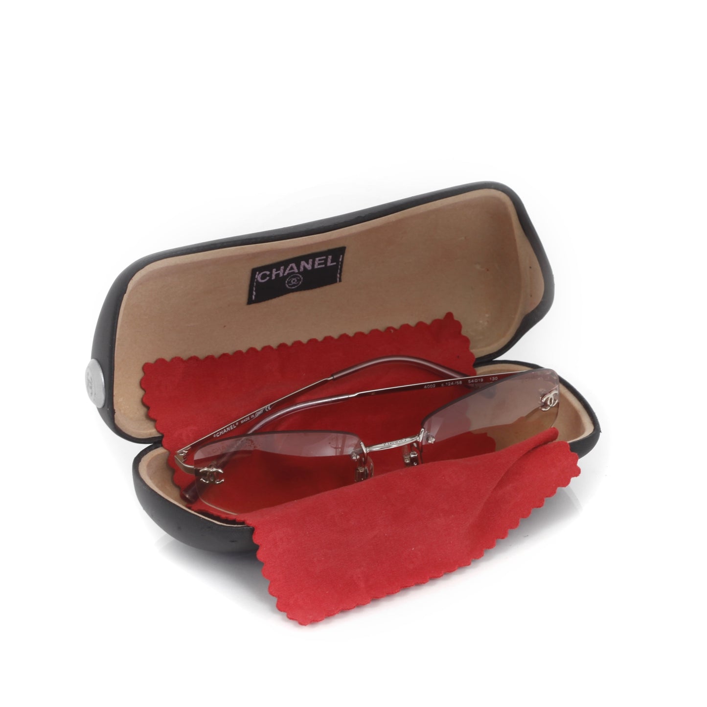 Frameless CC Logo Sunglasses 4002 Pink