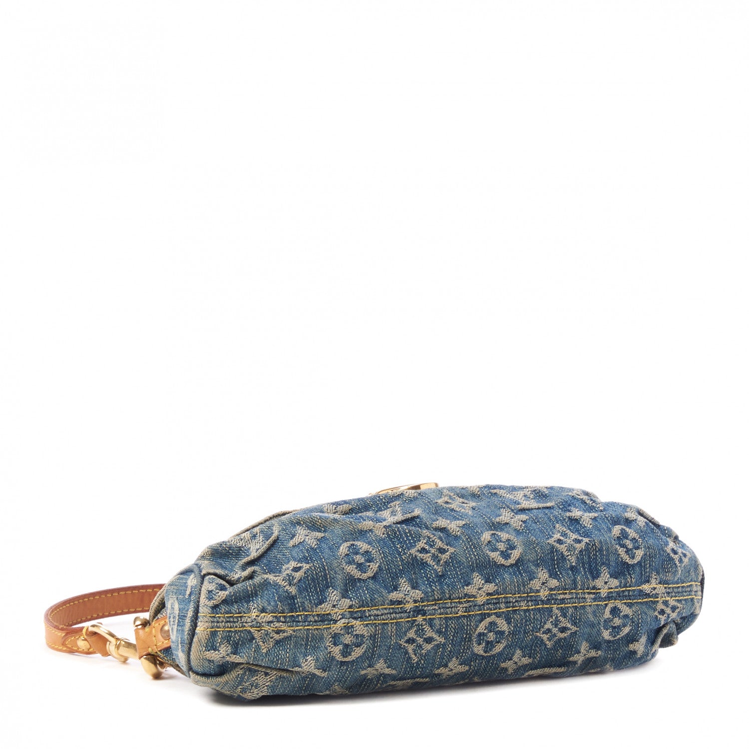 Louis Vuitton Monogram Denim Mini Pleaty Blue 4 of 9