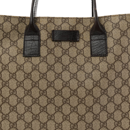 Gucci GG Plus Monogram Small Vertical Tote Dark Brown 8 of 10