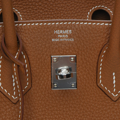 Hermes Togo Birkin 25 Gold 11 of 26