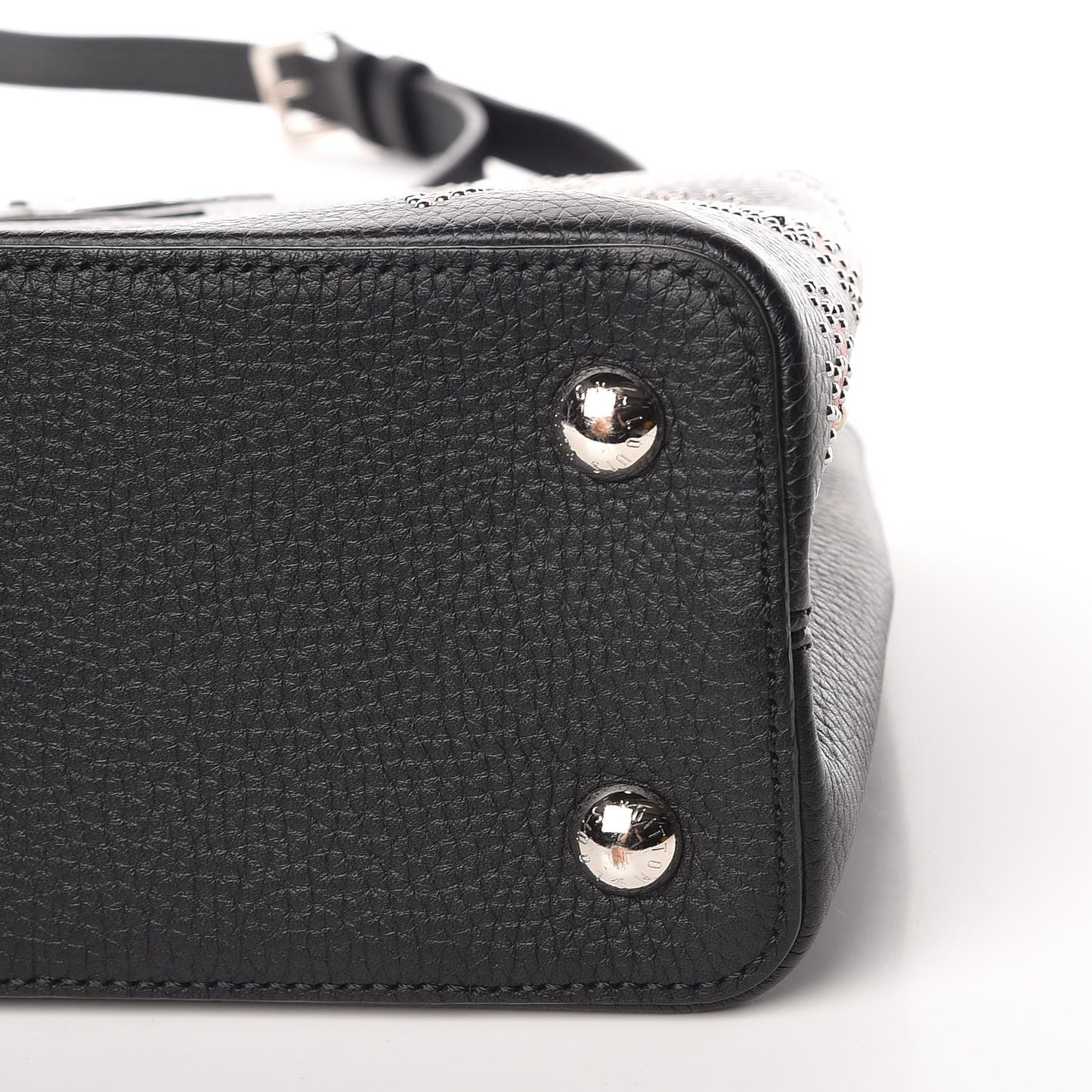 Taurillon Flowers Capucines PM Black