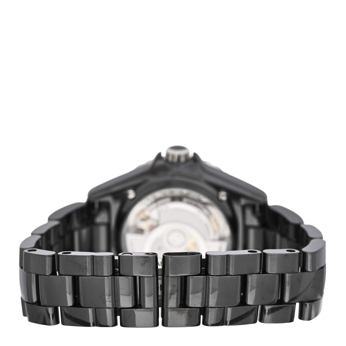 Stainless Steel Ceramic 38mm J12 Electro Automatic Watch Black