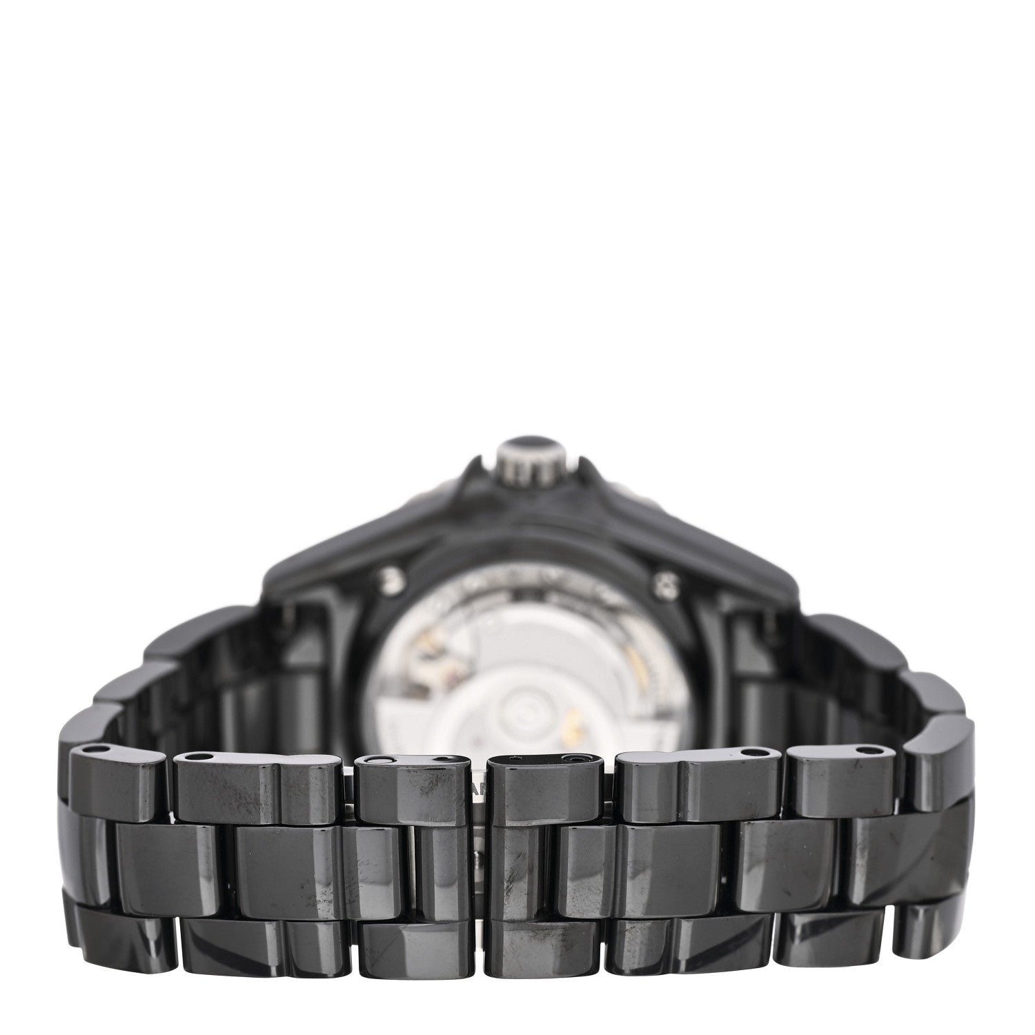 Chanel Stainless Steel Ceramic 38mm J12 Electro Automatic Watch Black 3 of 5