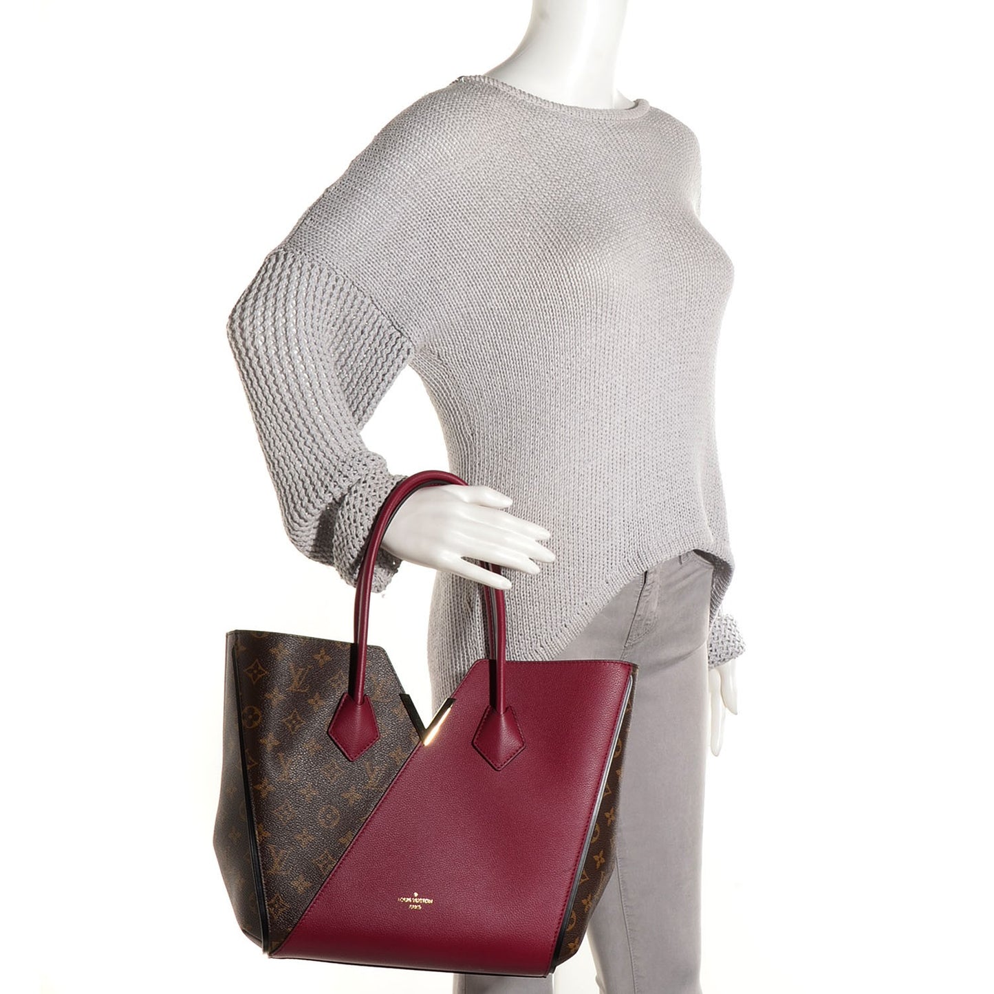 Calfskin Monogram Kimono Tote Aurore