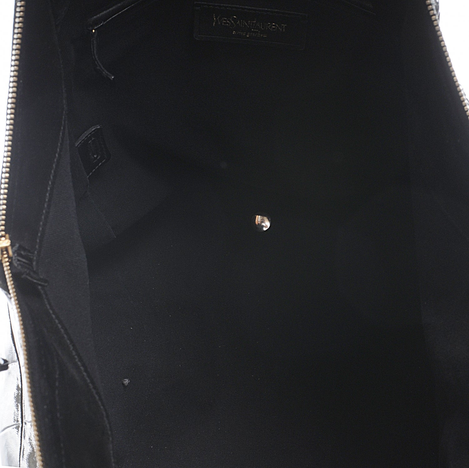 Saint Laurent Patent Croc Medium Downtown Black 7 of 7