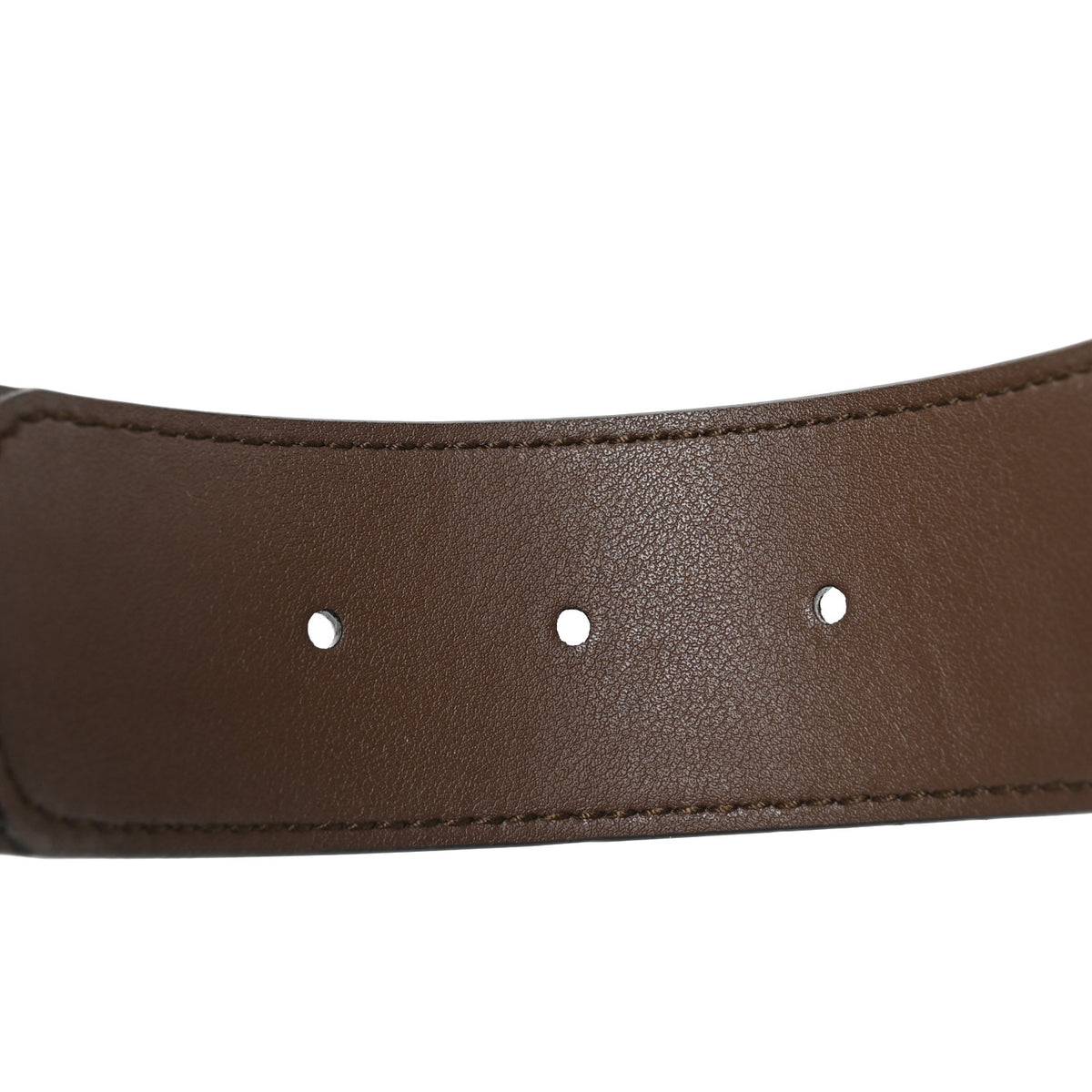 GG Supreme Monogram Plutone Calfskin Enamel Interlocking G 40mm Belt 120 48 Beige Ebony New Acero