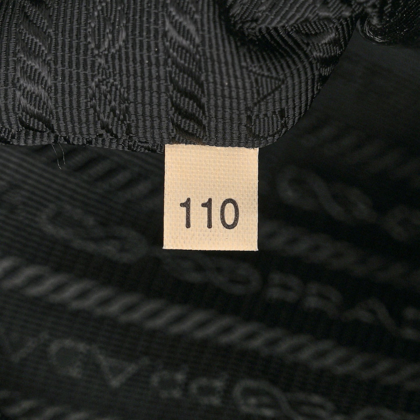 Nappa Ruffle Bag Black
