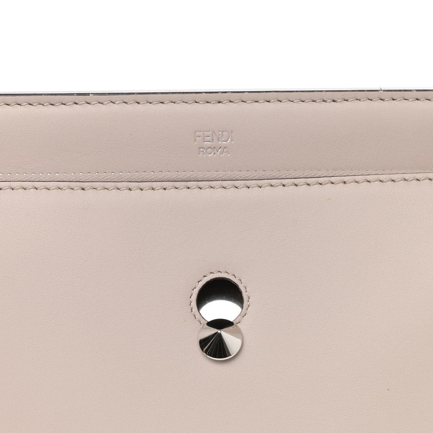 Vitello Baltico Dolce Shiny Nappa Lace Up DotCom Satchel Grigio Polvere