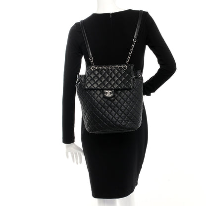 Chanel Lambskin Quilted Large Urban Spirit Backpack Black 2 of 14
