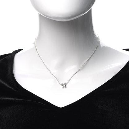 Tiffany Sterling Silver Signature X Pendant Necklace 2 of 5