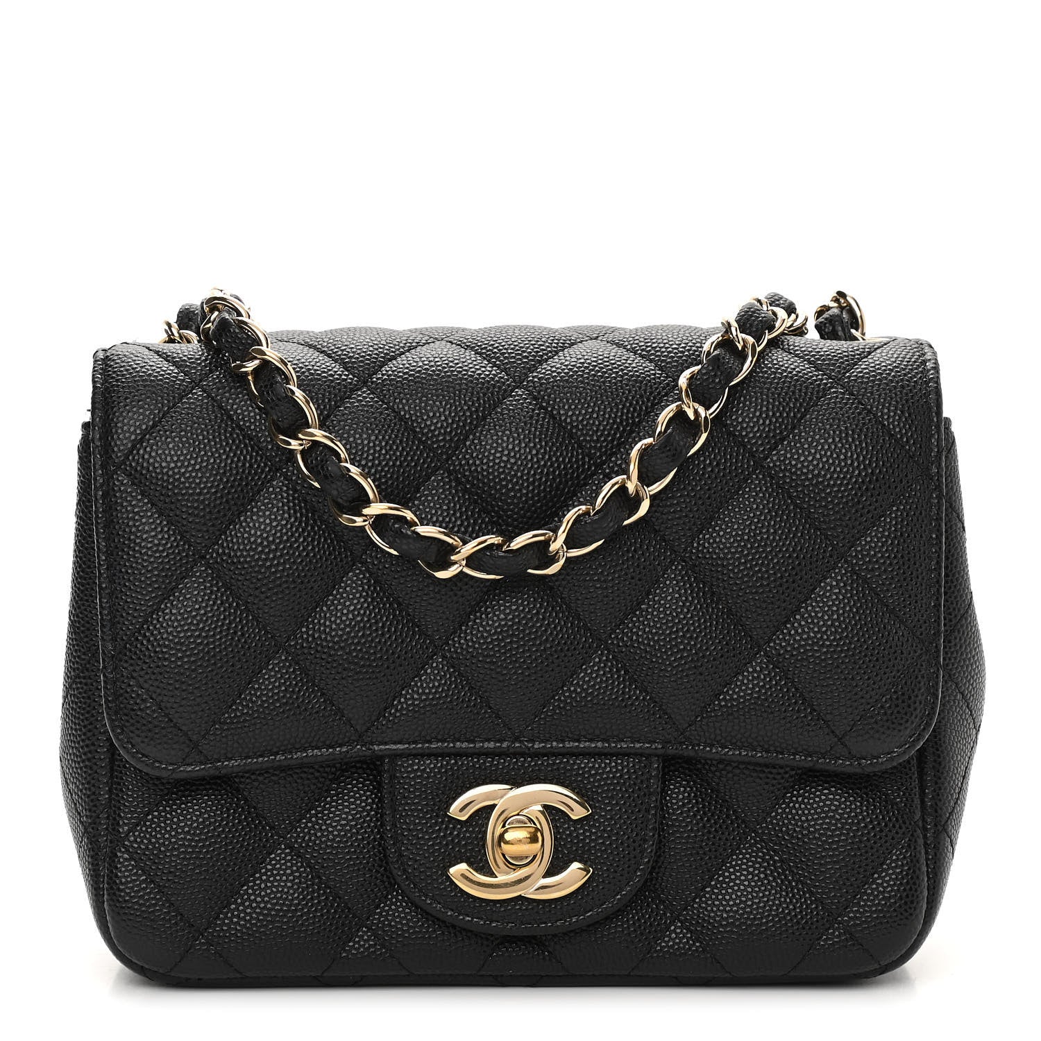 Chanel Caviar Quilted Mini Square Flap Black 1 of 11