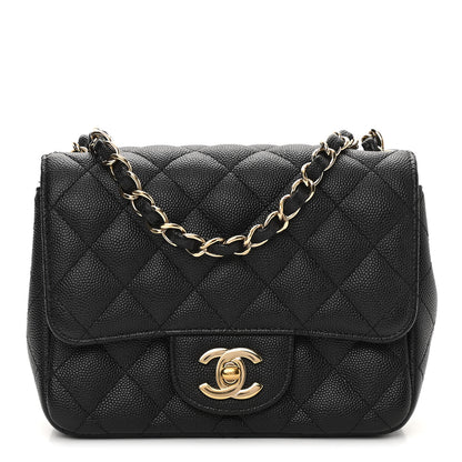 Chanel Caviar Quilted Mini Square Flap Black 1 of 11