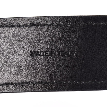 Prada Calfskin Crocodile Embossed Pionniere Shoulder Strap Black 4 of 5