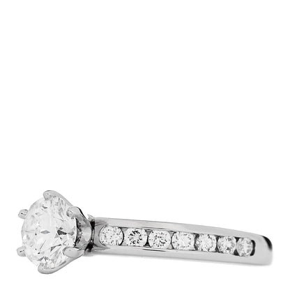 Tiffany Platinum Diamond .57ct Engagement Ring 47 4 3 of 8