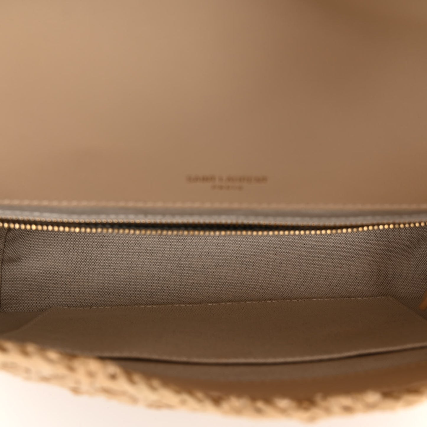 Raffia Monogram Medium Jamie Natural Avorio