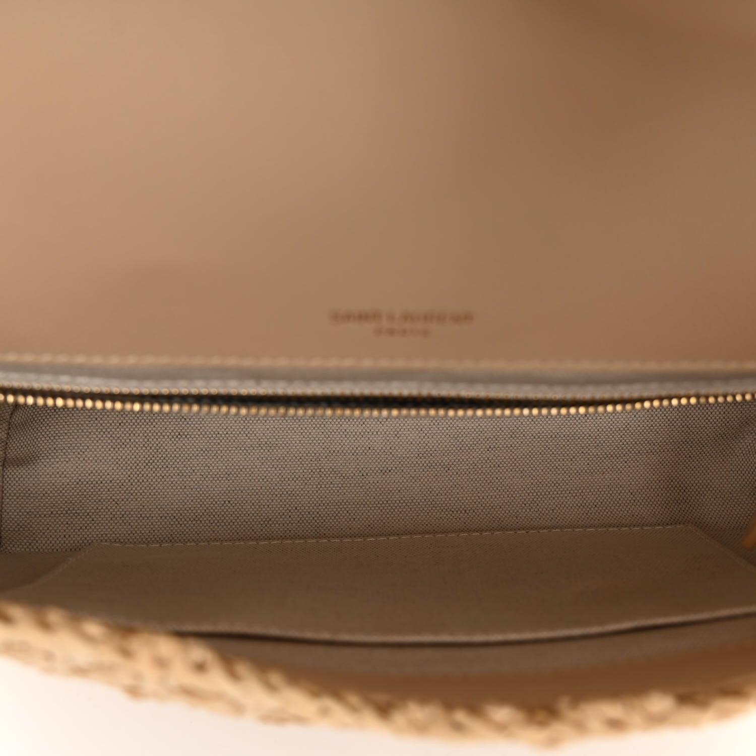 Saint Laurent Raffia Monogram Medium Jamie Natural Avorio 5 of 10
