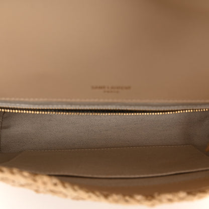 Saint Laurent Raffia Monogram Medium Jamie Natural Avorio 5 of 10