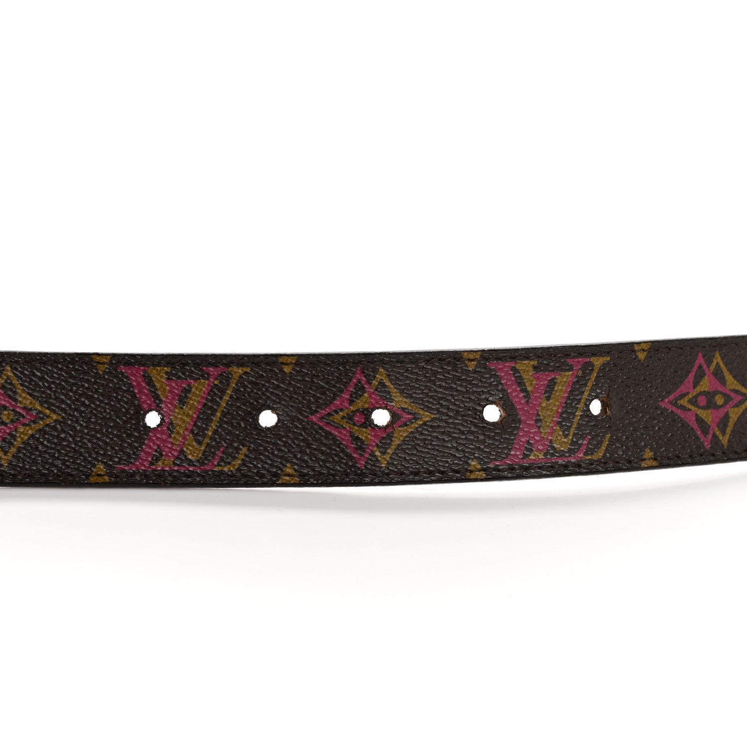 Louis Vuitton Monogram 30mm LV Initiales Reversible Belt 85 34 Fuchsia 3 of 9