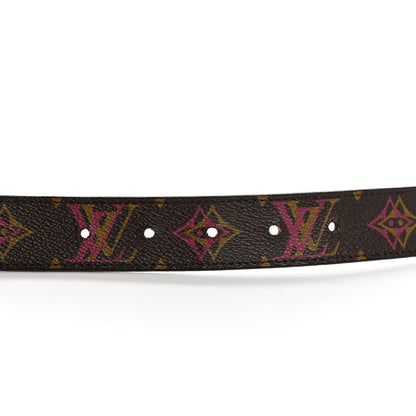 Louis Vuitton Monogram 30mm LV Initiales Reversible Belt 85 34 Fuchsia 3 of 9