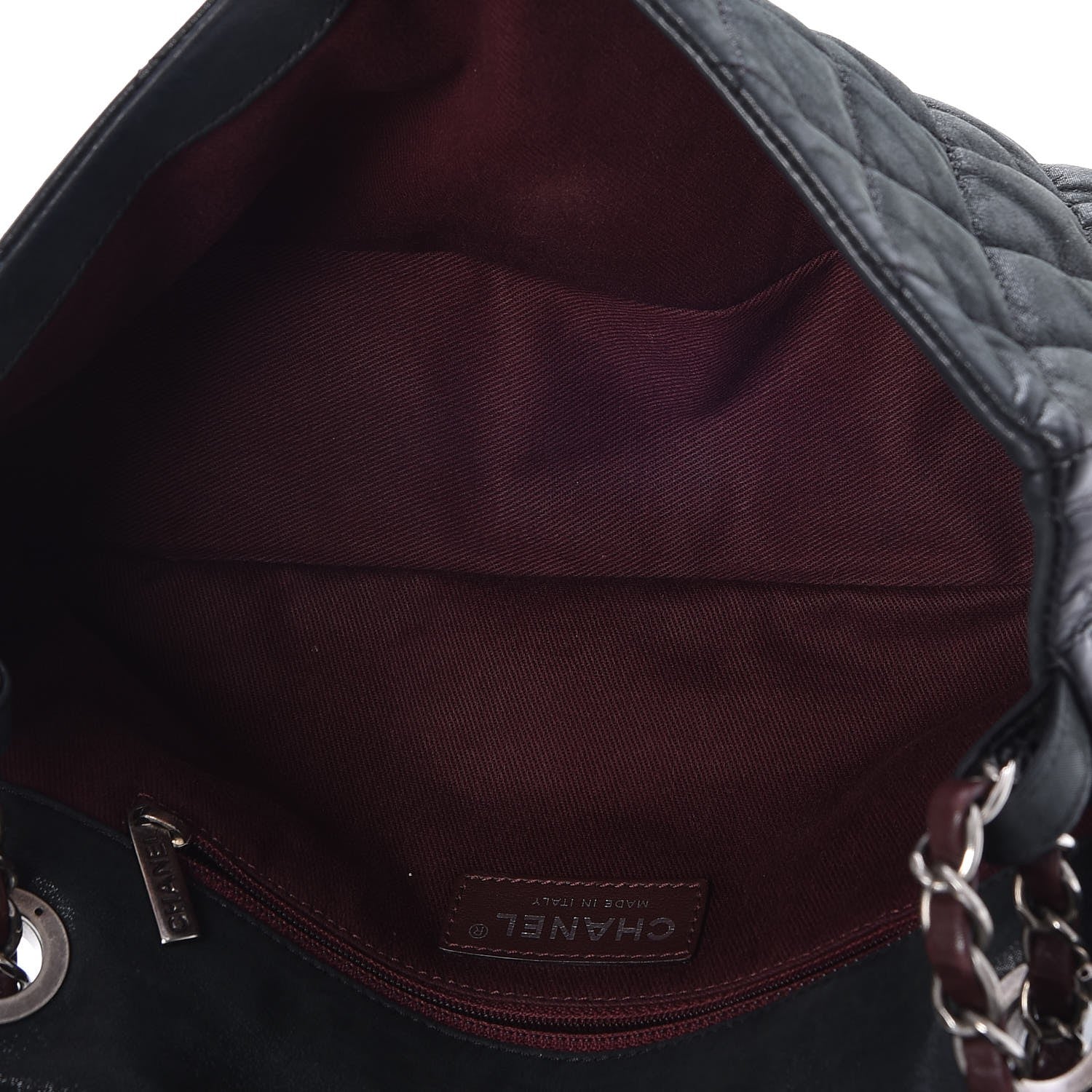 Chanel Iridescent Calfskin Medium In The Mix Flap Black 6 of 9