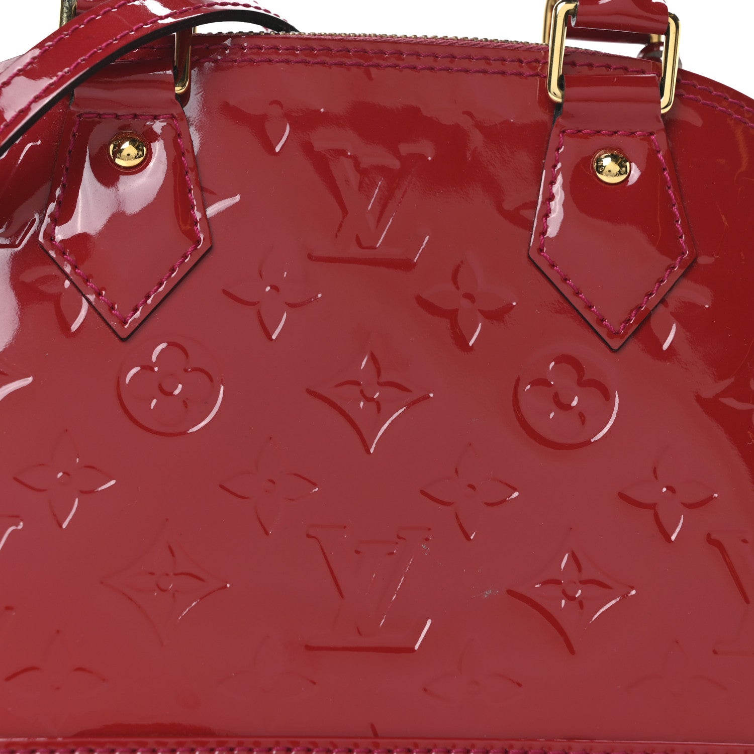 Louis Vuitton Vernis Alma BB Rose Indien 7 of 9