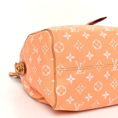 Louis Vuitton Calfskin Monogram Speedy P9 Bandouliere 25 Summer Peach 9 of 11