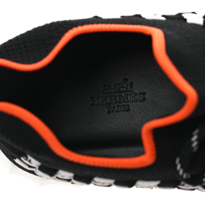 Hermes Knit Womens Flex Bolduc Sneakers 38 Black White 8 of 8