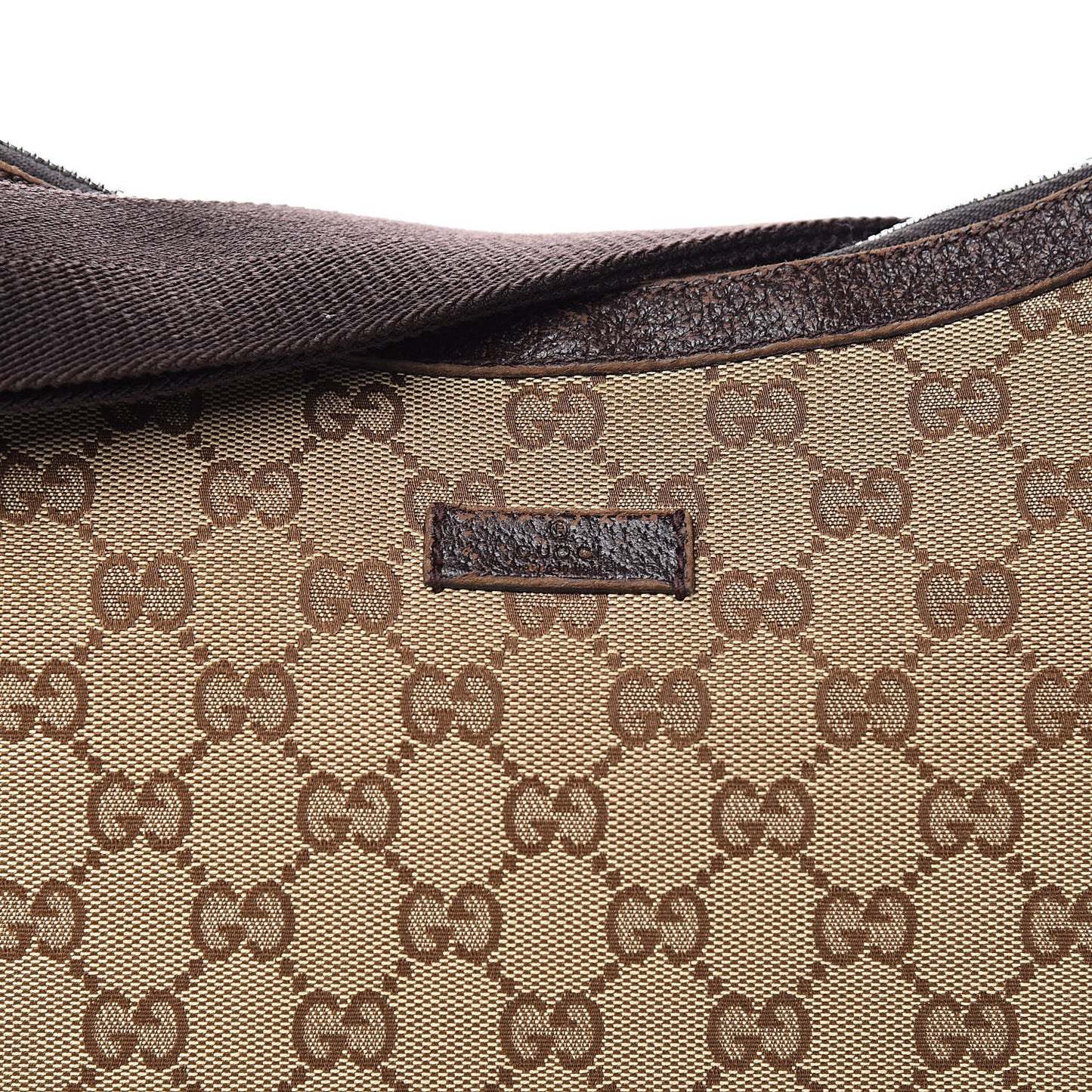 Monogram Medium Half Moon Hobo Dark Brown