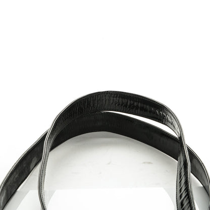 Chanel Patent Flap Shoulder Bag Black 5 of 9