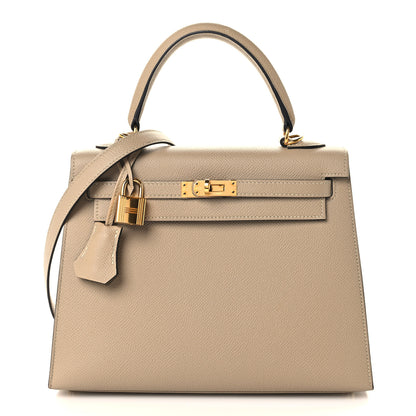 Hermes Epsom Kelly Sellier 25 Trench 1 of 11