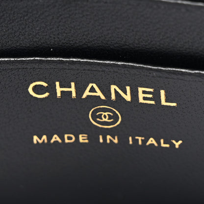 Chanel Tweed Quilted Mini Clutch With Chain Black White 6 of 12