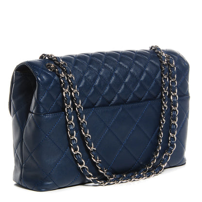 Chanel Calfskin Quilted In the Business Flap Dark Blue 3 of 9